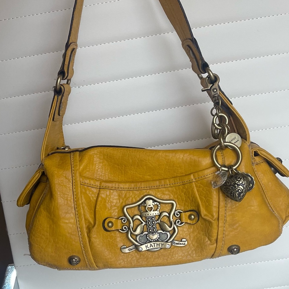 Kathy Van Zeland y2k yellow purse 2000s